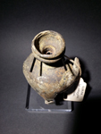 roman bronze aryballos